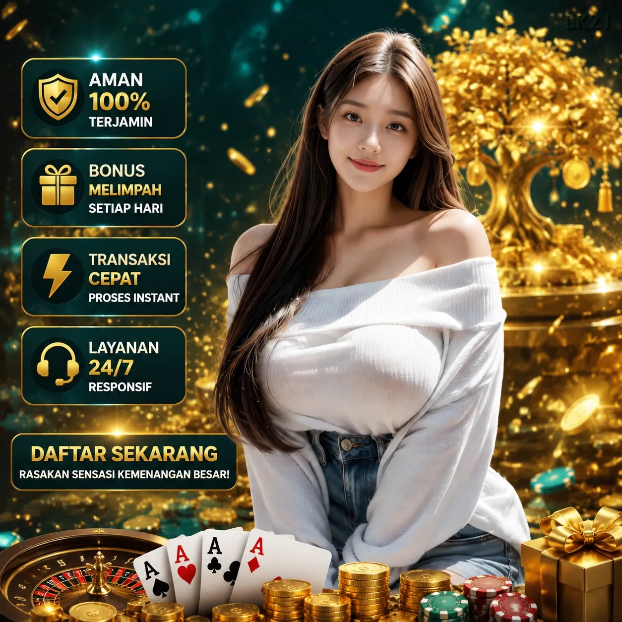 Ikon aplikasi lk21 resmi
